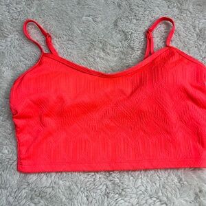 Vyb  Adjustable Straps Bikini Top Women's Orange Size M # 397